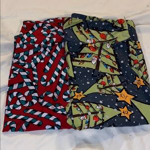 Christmas legging two pack!!